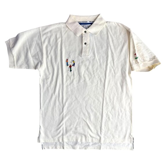 2/$18 SALE! Polo Shirt Novelty Embroidered Golfers‎ Short Sleeve Mens Size XL - Picture 3 of 6